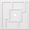Ekena Millwork Knox Architectural Grade PVC Contemporary Ceiling Medallion, 34"OD x 3"ID x 11 3/4"C x 1"P CMP34KX-03000 - alternate 1